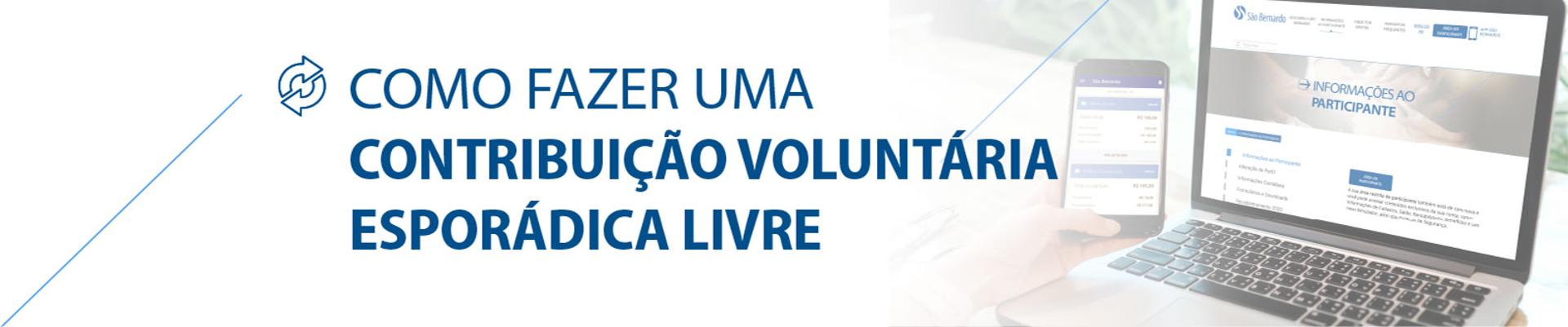 Contribuição Voluntária Esporádica Livre